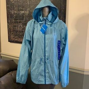 NWT Columbia Hooded Windbreaker Jacket
